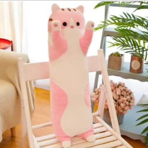 Load image into Gallery viewer, 130cm Long Cat Pillow for Kids
