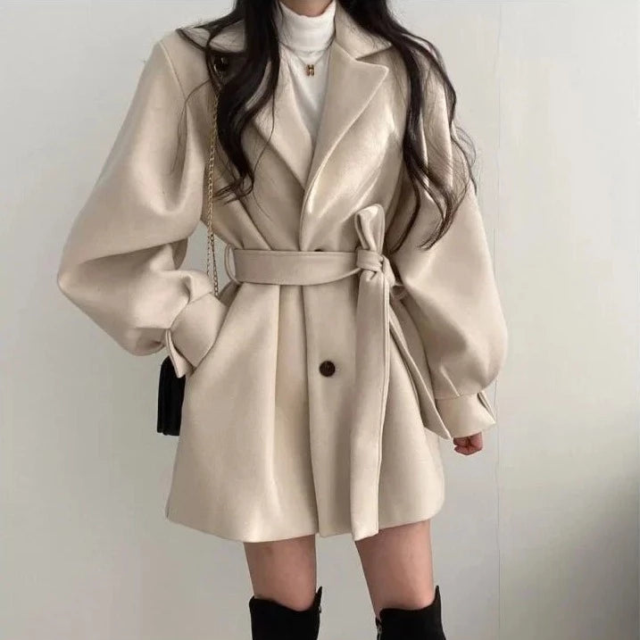 Thickened Wool Coat for Winter