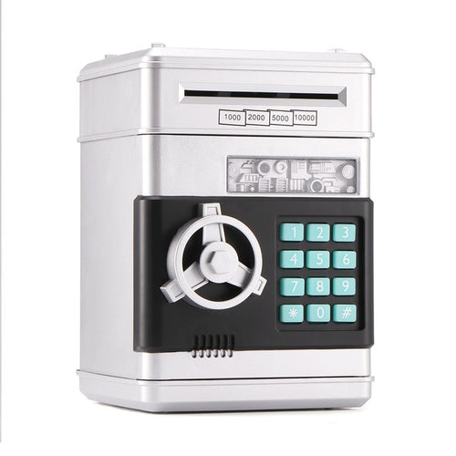 Load image into Gallery viewer, Electronic Piggy Bank ATM Password Money Box Cash Coins Saving Box ATM Bank Safe Box Automatic Deposit Banknote Christmas Gift
