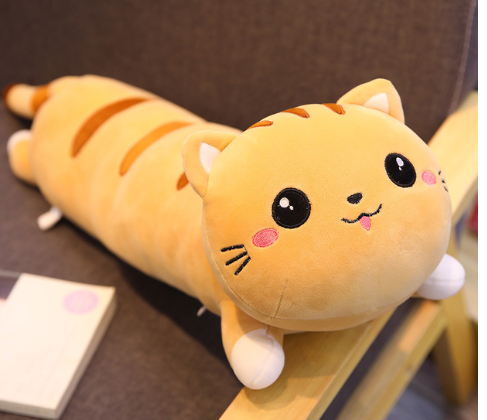 Load image into Gallery viewer, 130cm Long Cat Pillow for Kids
