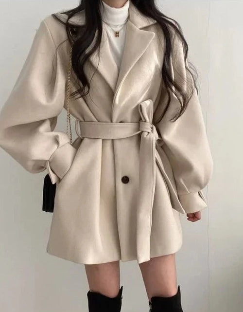 Load image into Gallery viewer, Thickened Wool Coat for Winter
