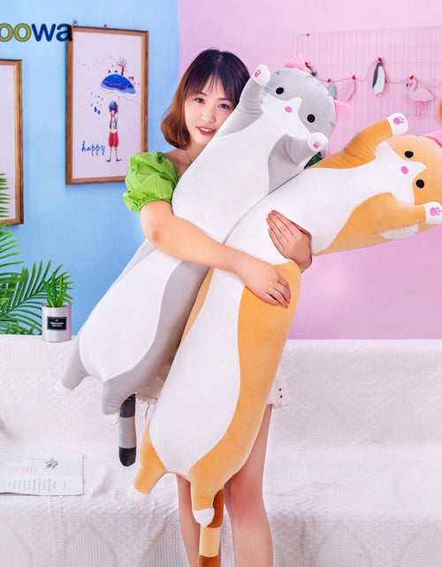 Load image into Gallery viewer, 130cm Long Cat Pillow for Kids
