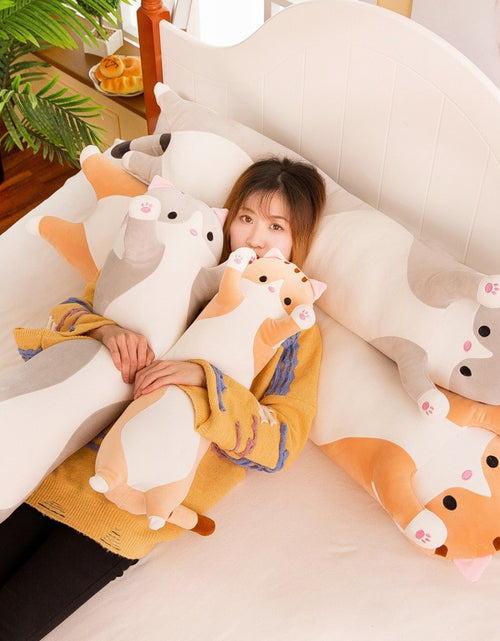 Load image into Gallery viewer, 130cm Long Cat Pillow for Kids
