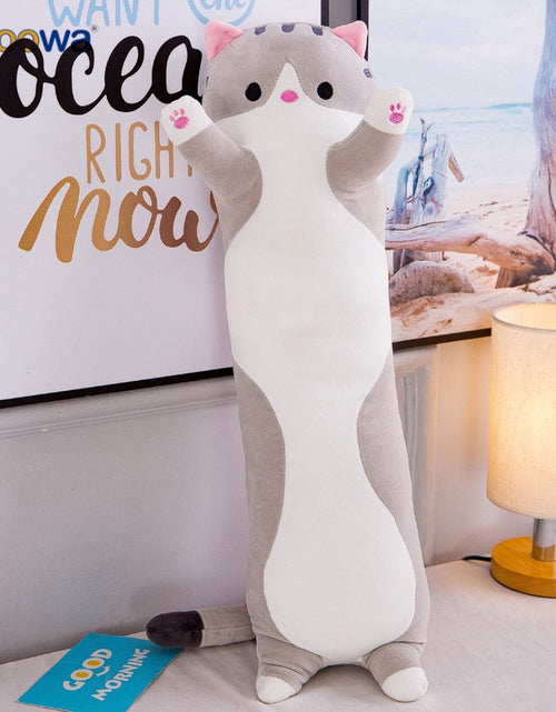 Load image into Gallery viewer, 130cm Long Cat Pillow for Kids
